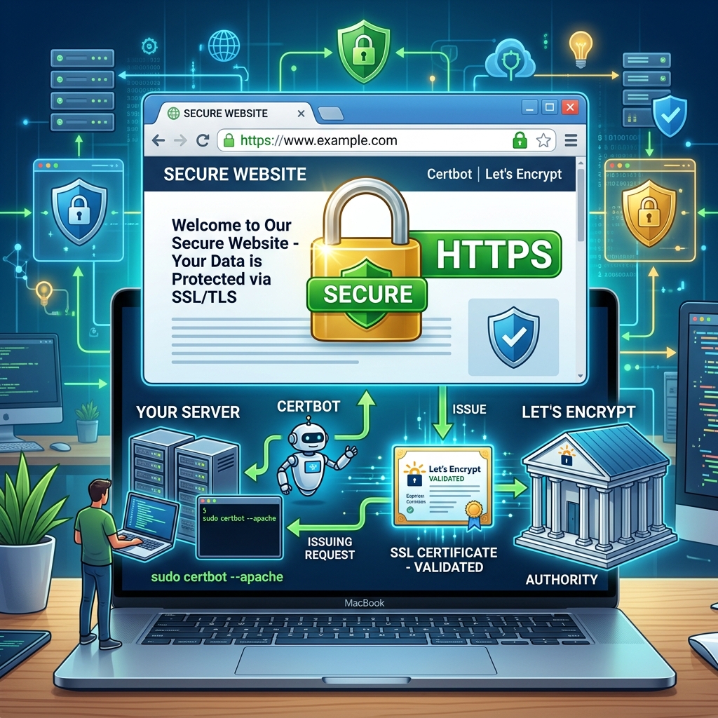 【SSL/TLS対応】Certbot(Let’s Encrypt)でDocker上のWebサイトを完全HTTPS化する手順